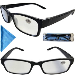 Okulary korekcyjne do czytania Uniwersalne Unisex - Duży zakres 1-4 dioptri
