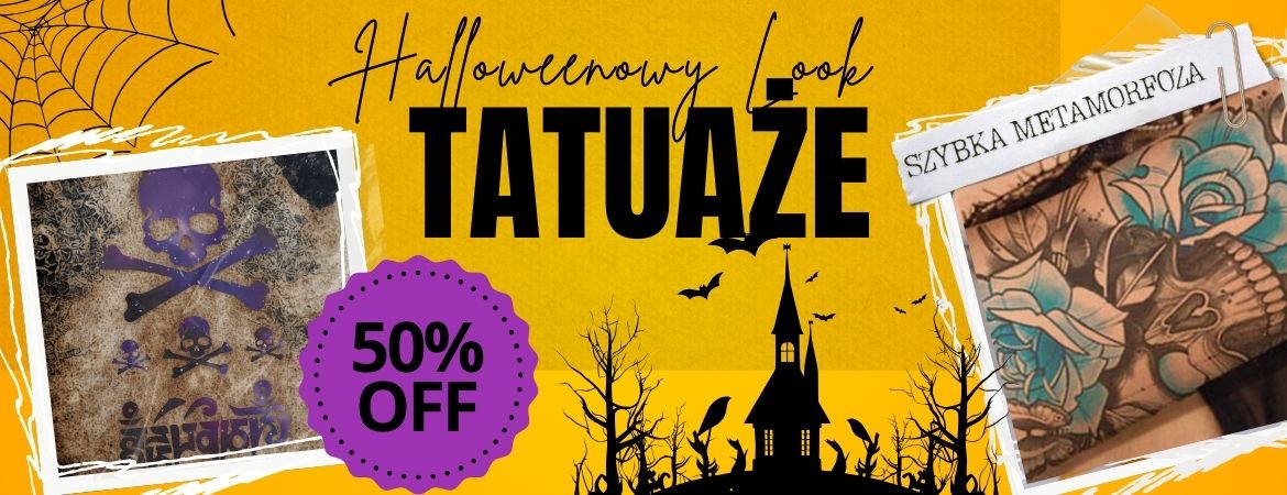 TATUAŻE -50% HALLOWEEN