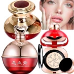 ZESTAW PRZECIWZMARSZCZKOWY DO TWARZY ZE MOCZĄ KRWIĄ SERUM KREM PODKŁAD BB