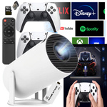 PROJEKTOR LED + KONSOLA GAME STICK PRO ANDROID 2 PADY GRY PILOT WIFI USB