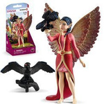 SCHLEICH BAYALA FIGURKA NURAY Z RAVEN MUNYN WRÓŻKA KRUK KRAINA ELFÓW 70586