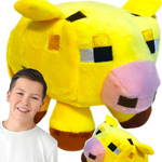MINECRAFT DUŻA MASKOTKA ŻÓŁTA ŚWINIA PRZYTULANKA PLUSZOWA PLUSZAK Z GRY XXL