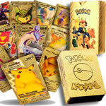 POKEMON Karty Karty kolekcjonerskie Złote 55 kart
