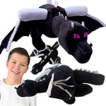 MINECRAFT SMOK ENDERU DUŻA MASKOTKA Z GRY PLUSZOWA FIGURKA PRZYTULANKA