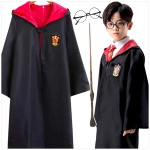 STRÓJ HARRY POTTER + OKULARY + RÓŻDŻKA ZESTAW HARREGO POTTERA