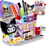 KLOCKI KONSTRUKCYJNE KUROMI SANRIO 1340 ELEM PRZYBORNIK ZESTAW SORTER