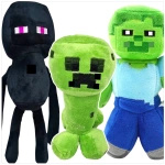 MINECRAFT Zestaw Pluszowych Maskotek