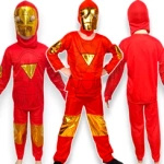 STRÓJ IRON MAN PRZEBRANIE DLA CHŁOPCA KOSTIUM NA BAL AVENGERS roz L 122-134