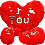 Duża maskotka - Poduszka pluszowa Serce I LOVE YOU