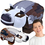 MASKOTKA MINECRAFT LEGENDS BRĄZOWY BORSUK DUŻA PRZYTULANKA Z GRY PLUSZAK