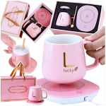 PODGRZEWACZ DO KUBKA KAWY HERBATY ZESTAW 5w1 Kubek z Podgrzewaczem