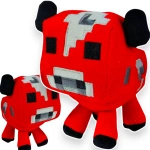 MASKOTKA Z GRY MINECRAFT GRZYBOWA KROWA CZERWONA PRZYTULANKA PLUSZOWA DUŻA