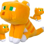 MINECRAFT RUDY KOT LIS DUŻA MASKOTKA Z GRY PLUSZAK FIGURKA MIĘKKA KOTEK