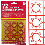 KAPISZONY SPŁONKA NABOJE HUKOWE DO PISTOLETU 72 STRZAŁY 8 STRZAŁOWE DYSKI