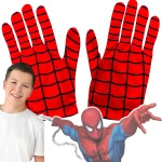 RĘKAWICA SPIDERMAN RĘKAWICZKI 2 SZTUKI DO STROJU PRZEBRANIE DLA CHŁOPCA