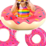 Duże Koło Do Pływania Różowy Donat Donut Pączek 80cm