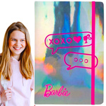 PASO NOTES HOLOGRAFICZNY ZESZYT A5 BARBIE PAMIĘTNIK Z GUMKĄ 96k