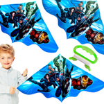 AVENGERS DUŻY LATAWIEC DLA DZIECI XL HULK IRONMAN 116 x 60 cm SUPERBOHATER