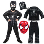 Strój Dla Chłopca Kostium Spiderman Czarny 122-128 (L)