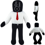 SKIBIDI TOILET PLUSZOWA MASKOTKA Z BAJKI LARGE SPEAKERMAN PRZYTULANKA AGENT