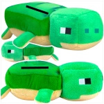 DUŻA MASKOTKA MINECRAFT ŻÓŁW Z GRY WODNY ŚWIAT ŻÓŁWIK MIĘKKI PLUSZAK XXXL