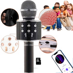 MIKROFON BEZPRZEWODOWY KARAOKE GŁOŚNIK BLUETOOTH ZŁOTY  IDEALNY NA PREZENT