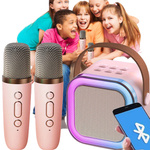 Głośnik Bluetoot z funkcją Karaoke + 2 mikrofony ! - Mega zestaw