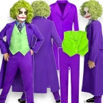 STRÓJ DLA CHŁOPCA JOKER DC BATMAN PRZEBRANIE NA BAL KOSTIUM COSPLAY rozm M