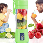 BLENDER PRZENOŚNY SHAKER MIKSER TURYSTYCZNY USB 380ml BEZPRZEWODOWY