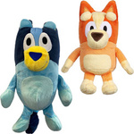 BLUEY i BINGO - Zestaw 2 maskotki Bluey + Bingo 28cm