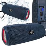 GŁOŚNIK BLUETOOTH PRZENOŚNY BEZPRZEWODOWY BASS PODŚWIETLENIE RGB LEDSD 90DB