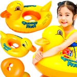 MATERAC DMUCHANY DO PŁYWANIA KACZKA KOŁO DUŻE 80cm KÓŁKO DLA DZIECI PONTON
