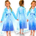 Strój Dla Dzieci Elsa Sukienka Płaszcz r.110