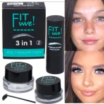 FIT WE ZESTAW DO STYLIZACJI BRWI STEMPEL POMADA MYDEŁKO 3W1 CZARNY