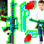 MINECRAFT Zestaw Karabin + Pistolet Pixel