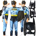 BATMAN Strój Dla Chłopca Kostium wersja Deluxe 116-122