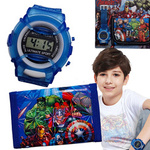 AVENGERS Zestaw 2w1 Zegarek elektroniczny + Portfelik