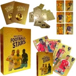 KARTY PIŁKARSKIE KOLEKCJONERSKIE Z PIŁKARZAMI DLA FANÓW FUTBOLU ZŁOTE 55