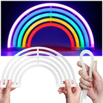 LAMPKA NEONOWA NEON LED NOCNA DUŻA DZIECKA - TĘCZA