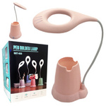 LAMPKA BIURKOWA Z POJEMNIKIEM LED USB PODSTAWKA NA TELEFON DLA DZIECI