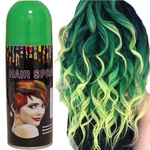 SPRAY DO WŁOSÓW FARBA ZMYWALNA KOLORYZUJĄCA ZIELEŃ