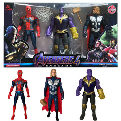AVENGERS 4 Duży Zestaw Figurek Spiderman Thanos