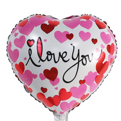 Balon Foliowy Serce I Love You 45cm