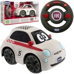 CHICCO Fiat 500 z pilotem biały