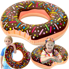 Duże Koło Do Pływania Brązowy Donat Donut Pączek 70cm