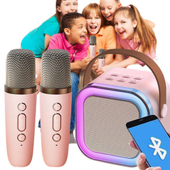 Głośnik karaoke 2 mikrofony