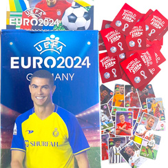 Karty piłkarskie z piłkarzami UEFA GERMANY 2024 - 30 sztuk kolekcjonerskie