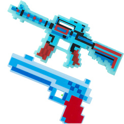 MINECRAFT Zestaw Karabin + Pistolet Pixel