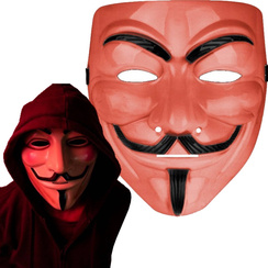 Maska Anonymous, V jak Vendetta - metaliczna