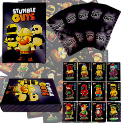 STUMBLE GUYS Karty kolekcjonerskie Czarne 55 kart